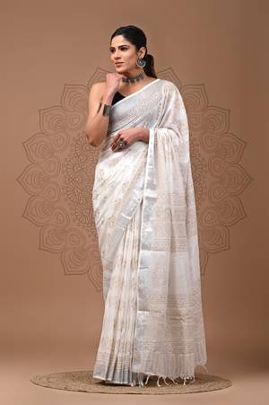 Cotton Linen Sarees