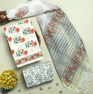 Kota Dupatta Cotton Suits