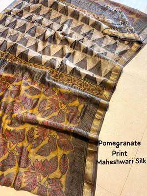 Nashpal Pomegranate  Sarees