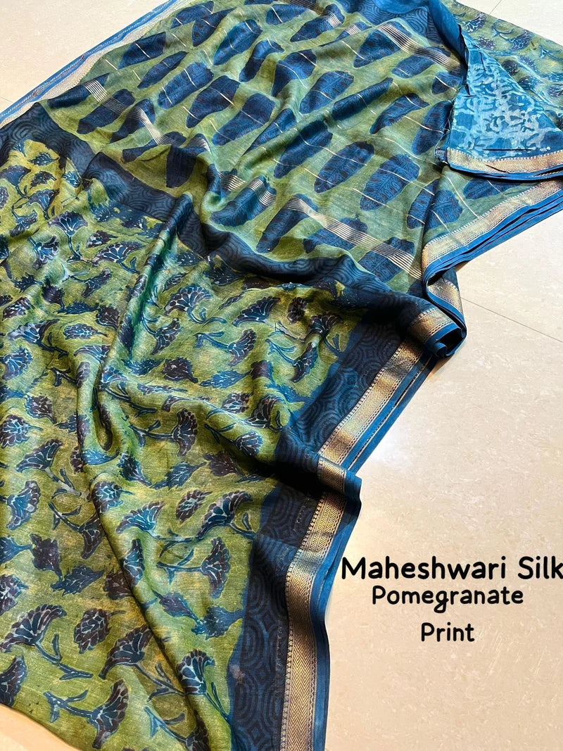 Nashpal maheshwari silk saree 105
