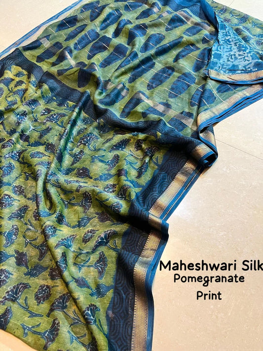 Nashpal maheshwari silk saree 105