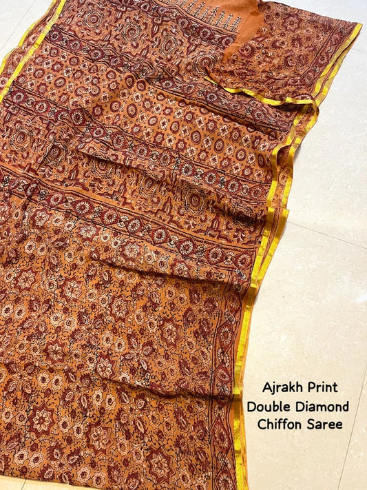 Double Diamond Chiffon Saree 109