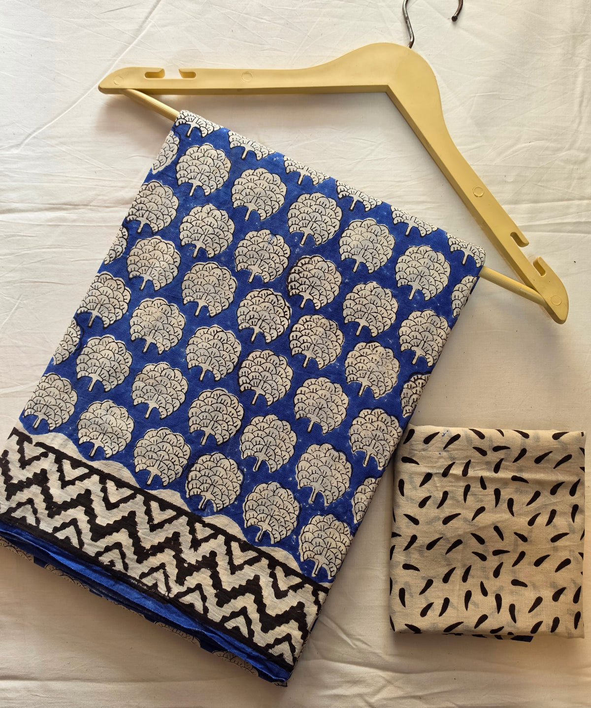 BAGRU PRINTED PURE MULCOTTON SAREE