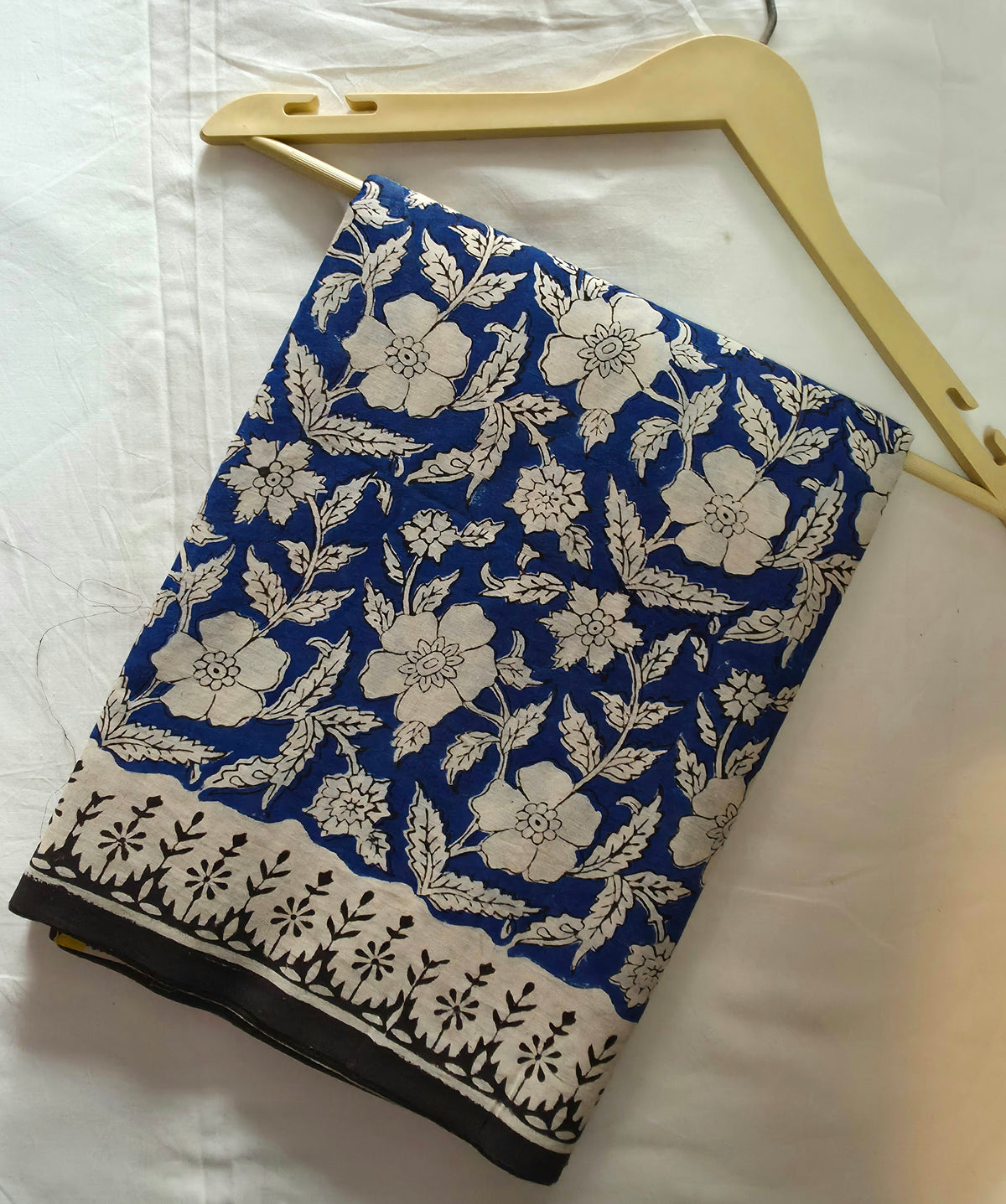Bagru Printed Floral Cotton Saree