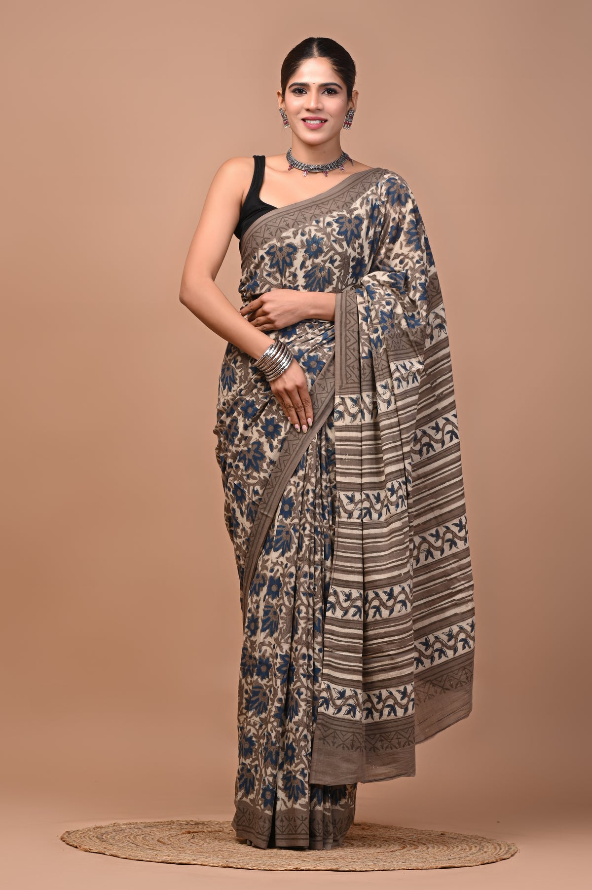 NASHPAL DYES MULCOTTON SAREE 1029
