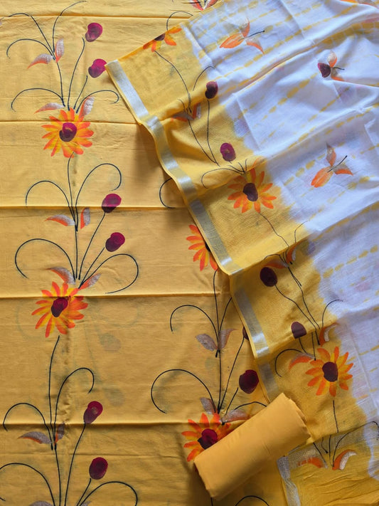 COTTON SUIT LINEN DUPATTA 113