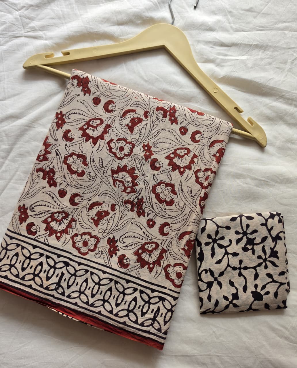 Kalamkari Printed Mulcotton Saree