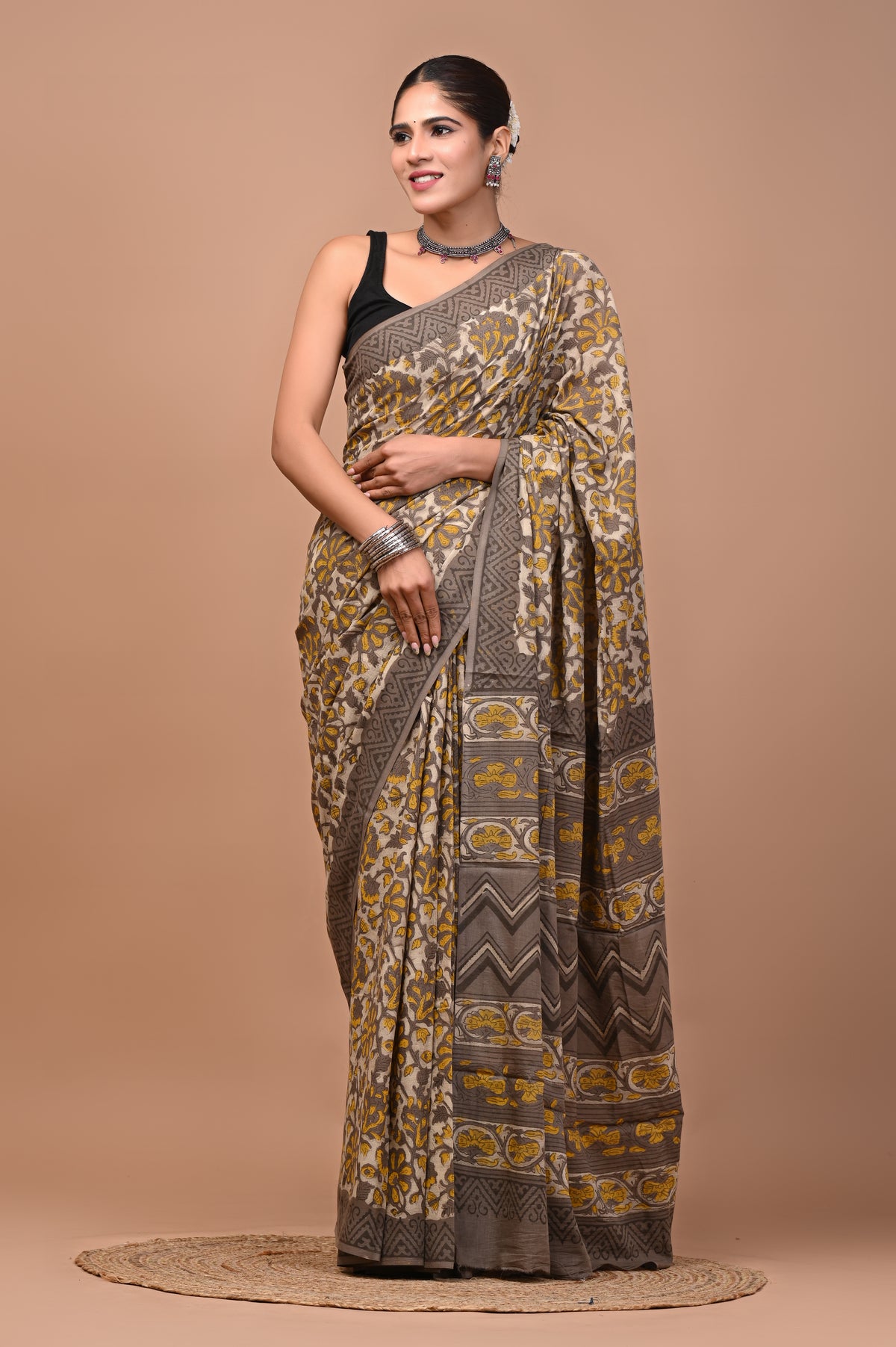 NASHPAL DYES MULCOTTON SAREE 1026