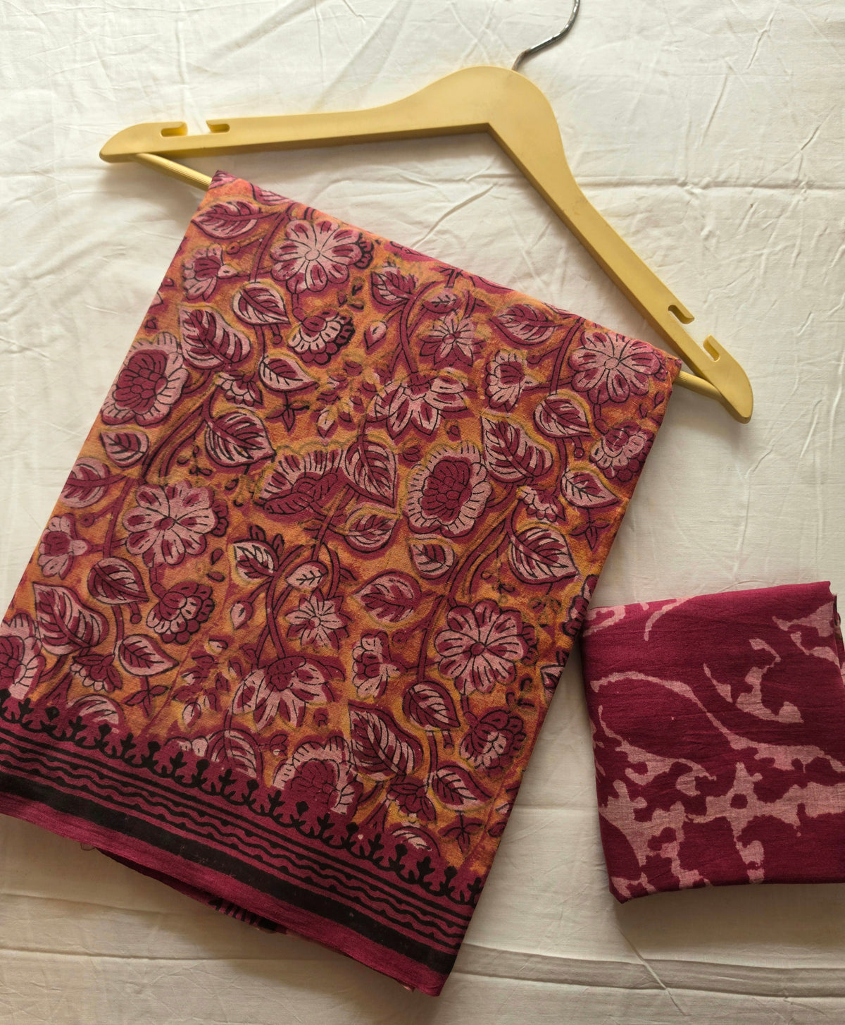 NASHPAL DYES MULCOTTON SAREE
