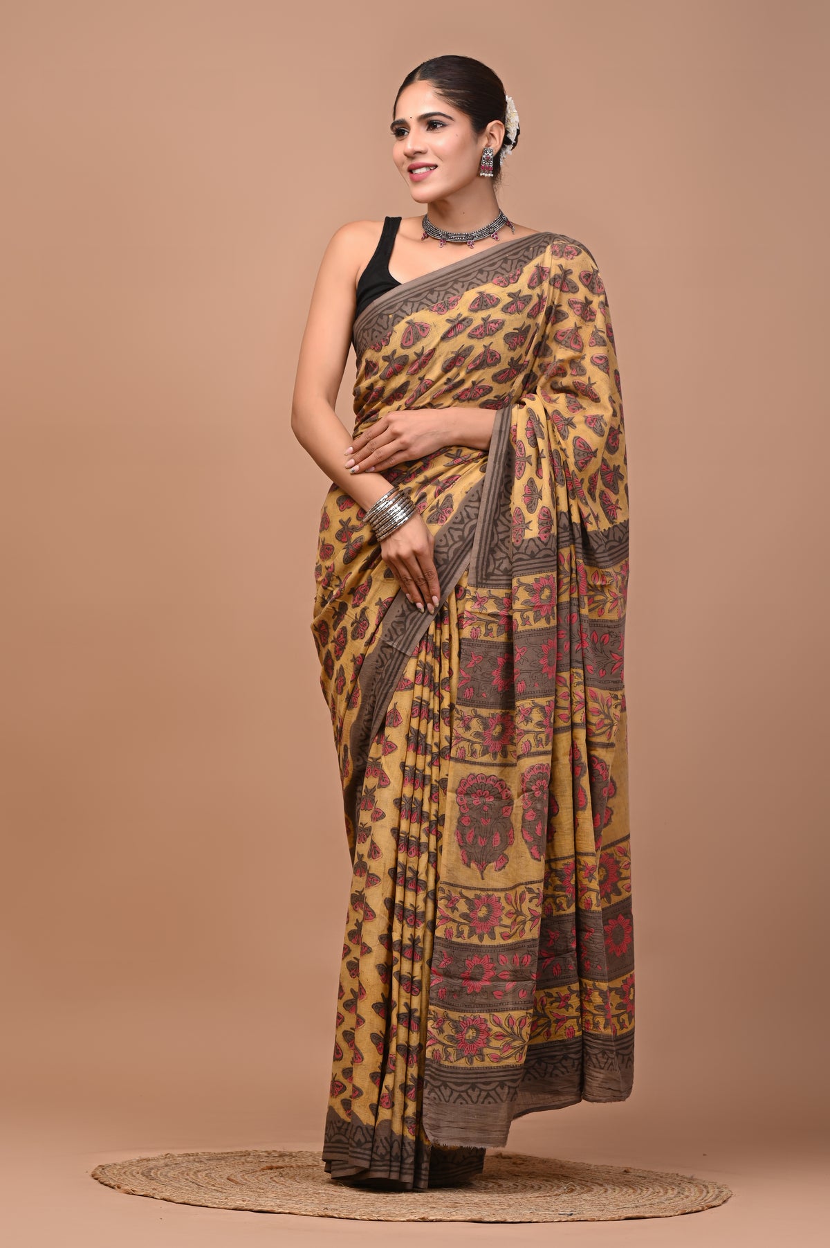 NASHPAL DYES MULCOTTON SAREE 1022