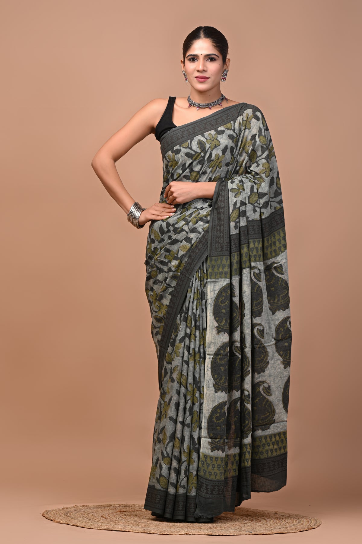 NASHPAL DYES MULCOTTON SAREE 1027